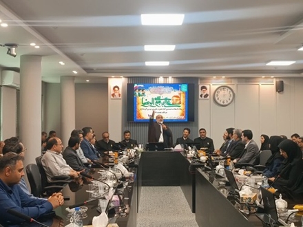 نشست مدیرعامل باکارکنان شرکت شهرکهای صنعتی خراسان رضوی بامیزبانی از خادمین امام مهربانیها